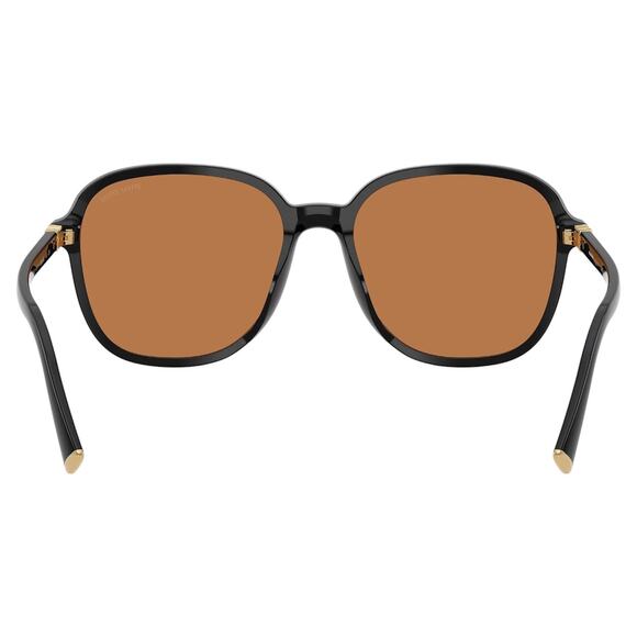 New MIU MIU Sunglasses MU B01S 16K90Q Black Brown Lens Oversized Pillow Square main image 5